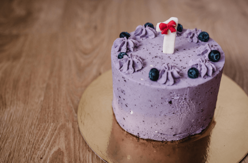 purple birthday cake ideas