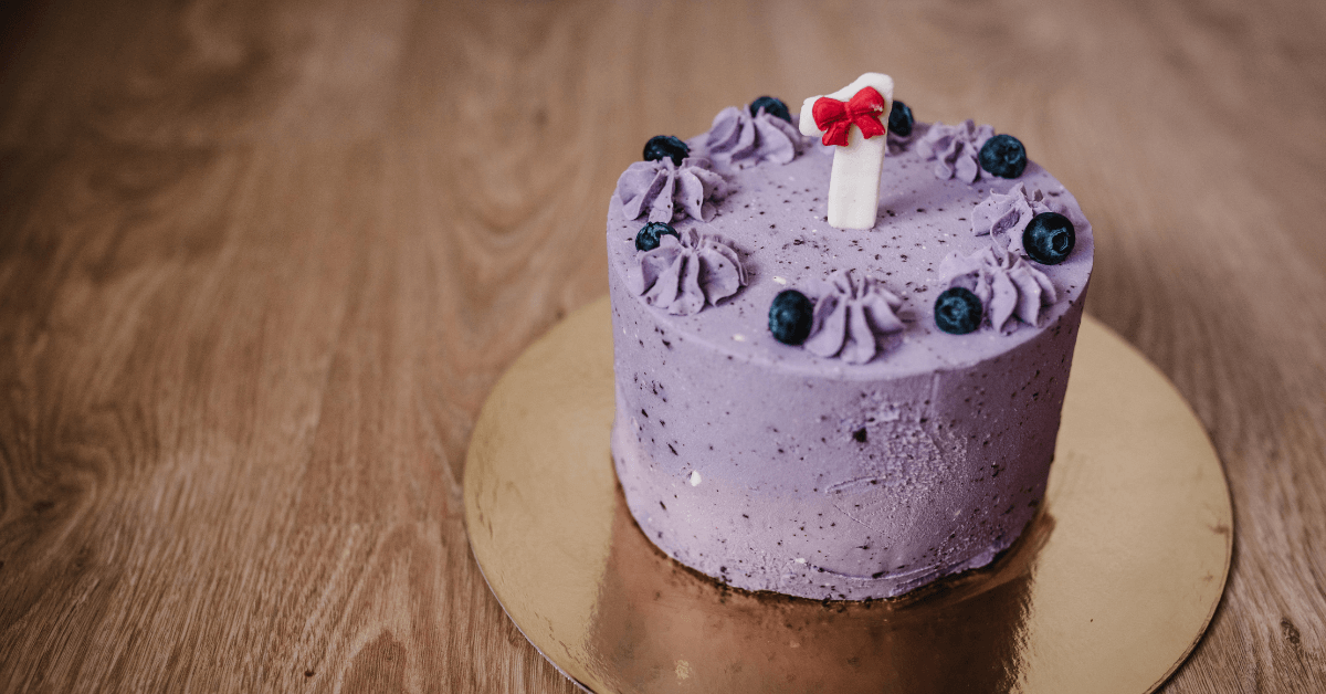 purple birthday cake ideas