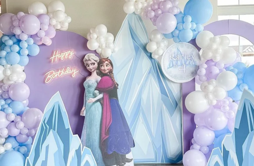 frozen themed birthday party