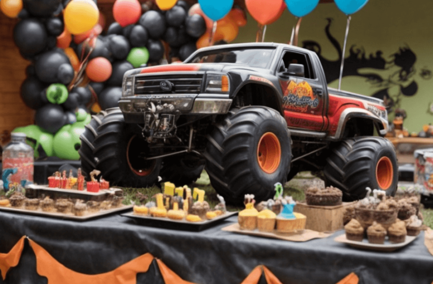 Monster Truck Birthday Party Ideas