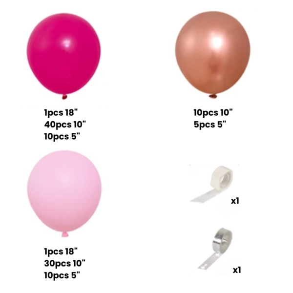 pink birthday decor idea