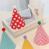 11PCS Birthday party trumpet birthday hat cute color 1