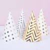 20 Pcs Conical Cap Birthday Hat Child Party Hats for Kids New Year Headwear Paper Prop