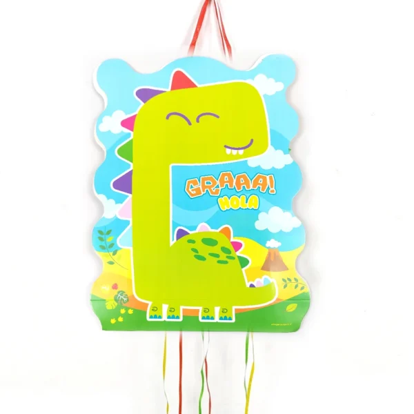 Green Dinosaur Theme Kids Boys Favors Pinatas Happy Birthday Event Party Decorations DIY Pinata 1pcs lot