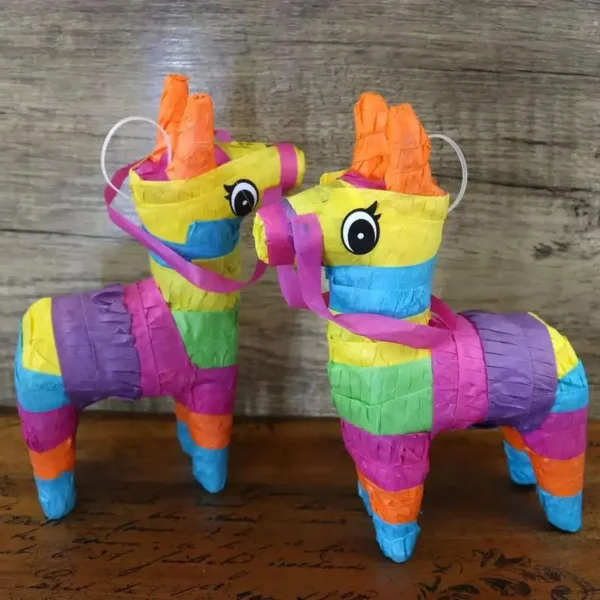 Pinata Party Mexican Donkey PinatasCinco DeMayo Fiesta Birthday Small Rainbow Unicorns Stuffers Decorations Supplies For Kids