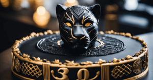 black panther birthday cake ideas