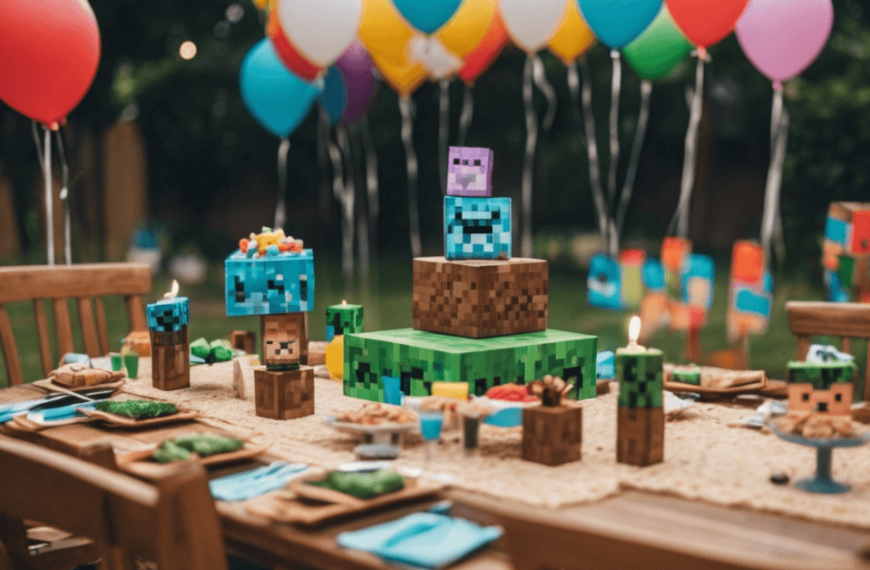Minecraft Birthday Party Ideas