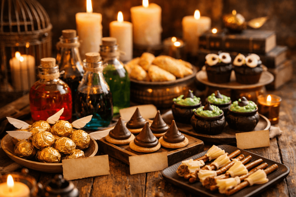 harry potter party food table