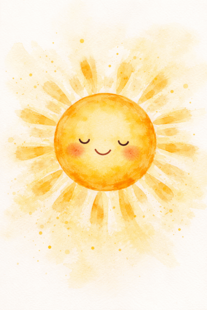 10 Stunning Watercolor Birthday Card Ideas 11 Watercolor sunshine birthday card idea