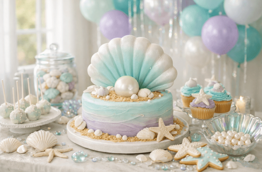 Latest Articles 15 mermaid birthday party ideas with ocean themed decorations, shell cake and balloons