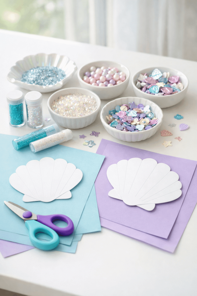 mermaid crafting station