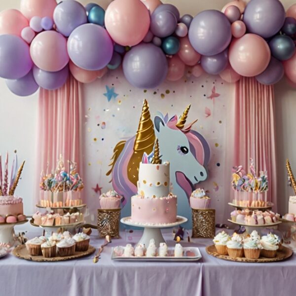 Unicorn birthday party decorations