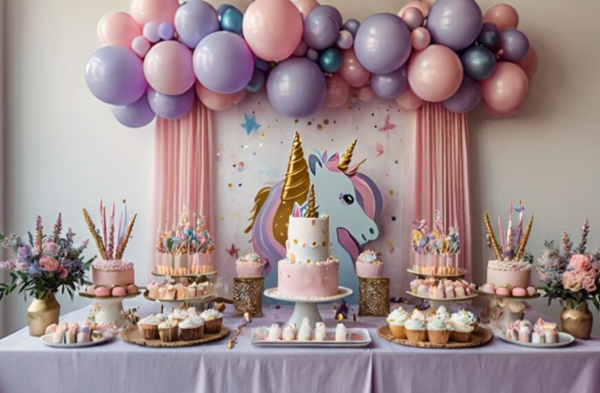 Unicorn birthday party decorations