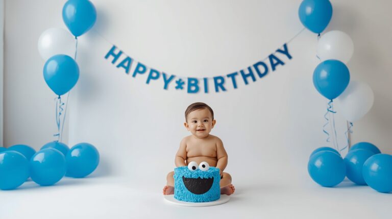 Cookie Monster 1st Birthday Ideas That Are Cute, Simple & Photo-Perfect 8 cookie monster 1st birthday
