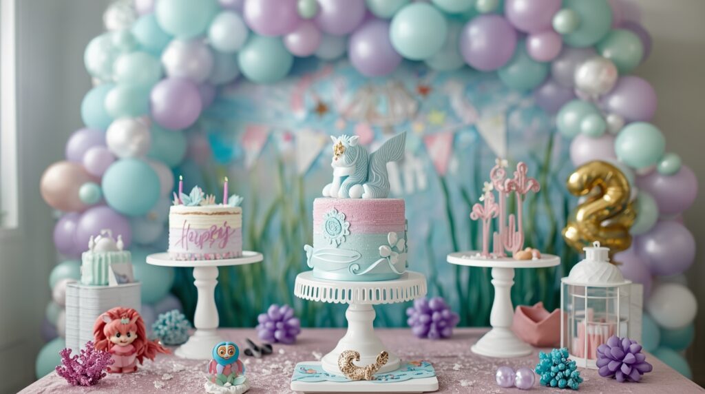little mermaid birthday party  ideas