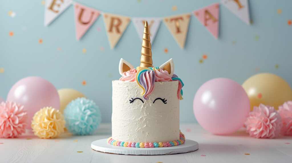 unicorn birthday cake