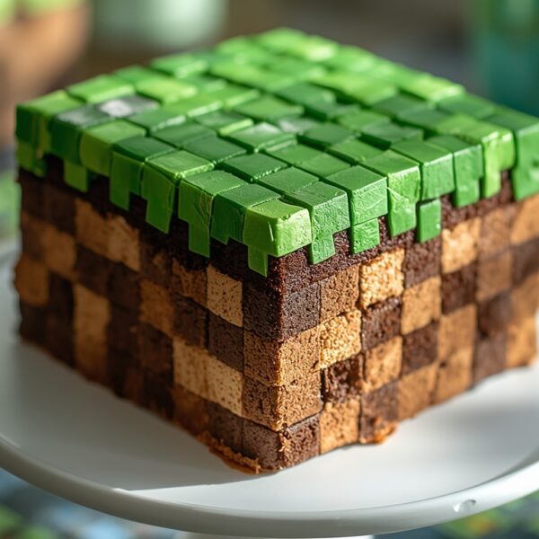 minecraft birthday cake
