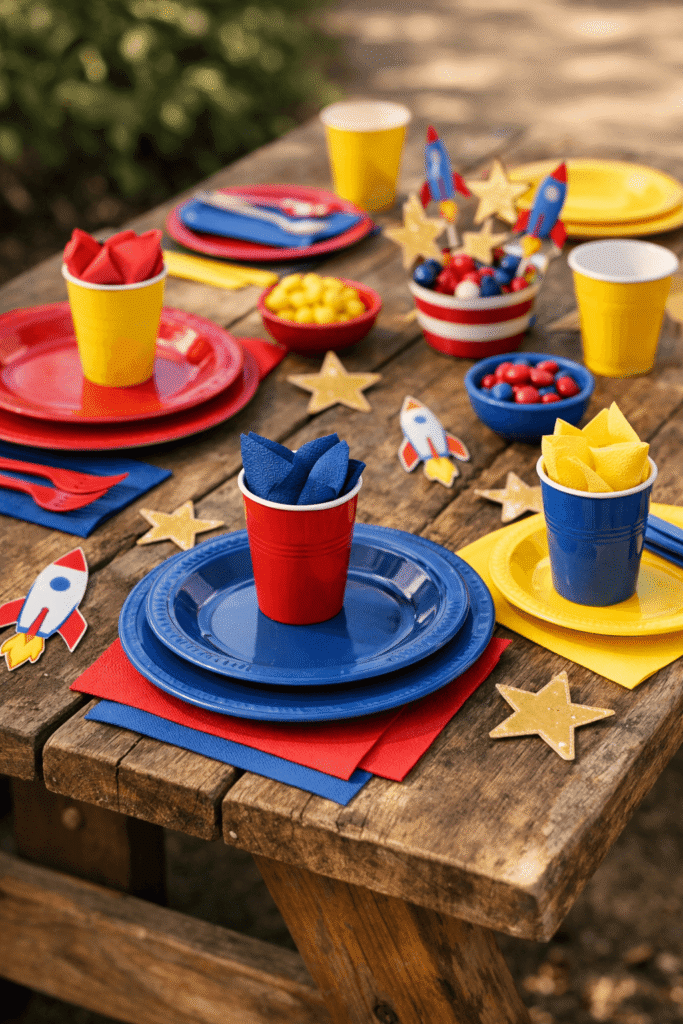 table setting toy story inspired