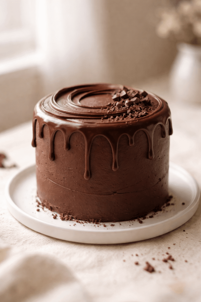 10 Creative Smash Cake Ideas for 1st Birthday Celebration 11 chocolate smash cake with smooth chocolate frosting and drip