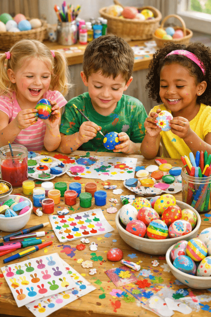 egg decoration station