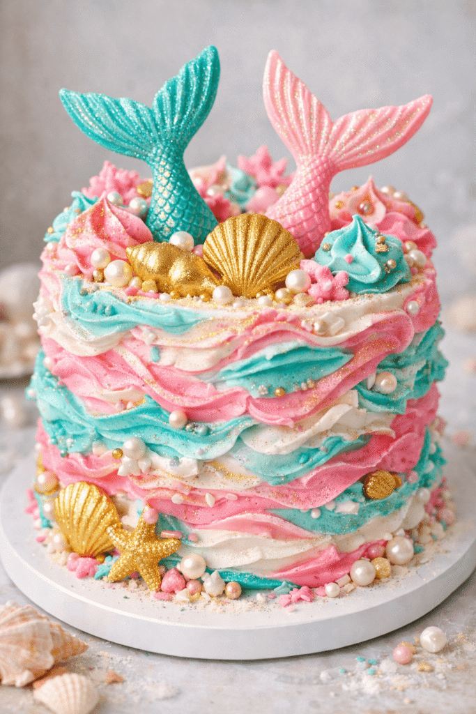 25 Best Mermaid Birthday Cake Ideas: Make a Splash at Your Next Party! 6 Mermaid Whimsy in Frosting