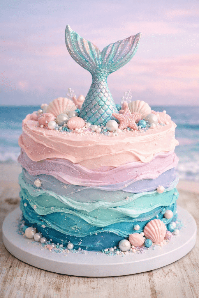25 Best Mermaid Birthday Cake Ideas: Make a Splash at Your Next Party! 11 Ocean Whispers