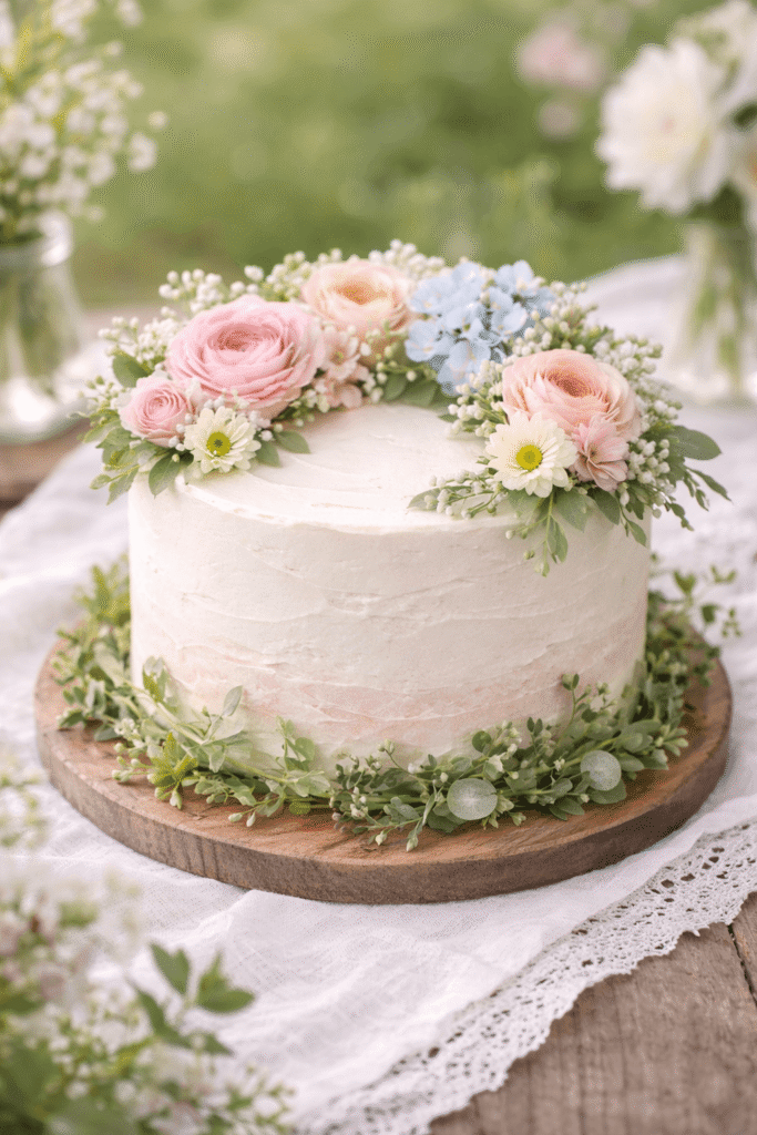Spring Garden Party Cake