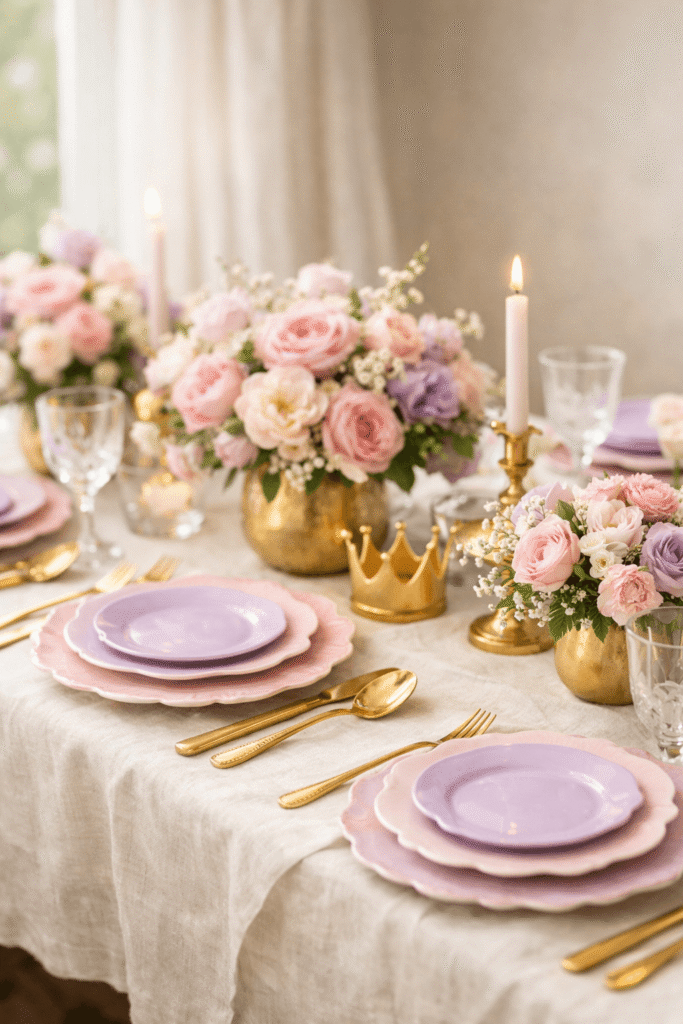 Princess Birthday Party Ideas: Fun and Creative Themes for Your Little One's Special Day 2 princess birthday party table setting