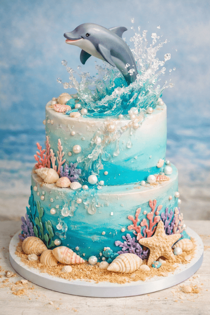 25 Best Mermaid Birthday Cake Ideas: Make a Splash at Your Next Party! 24 Ocean's Whimsy Delight