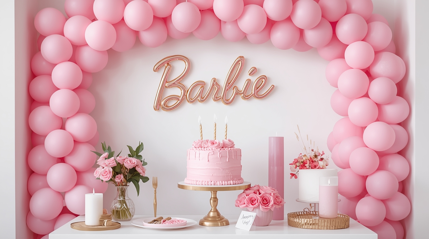 Barbie Themed Birthday Party Ideas That Feel Pink, Playful & Totally Iconic 1 Barbie Themed birthday party ideas
