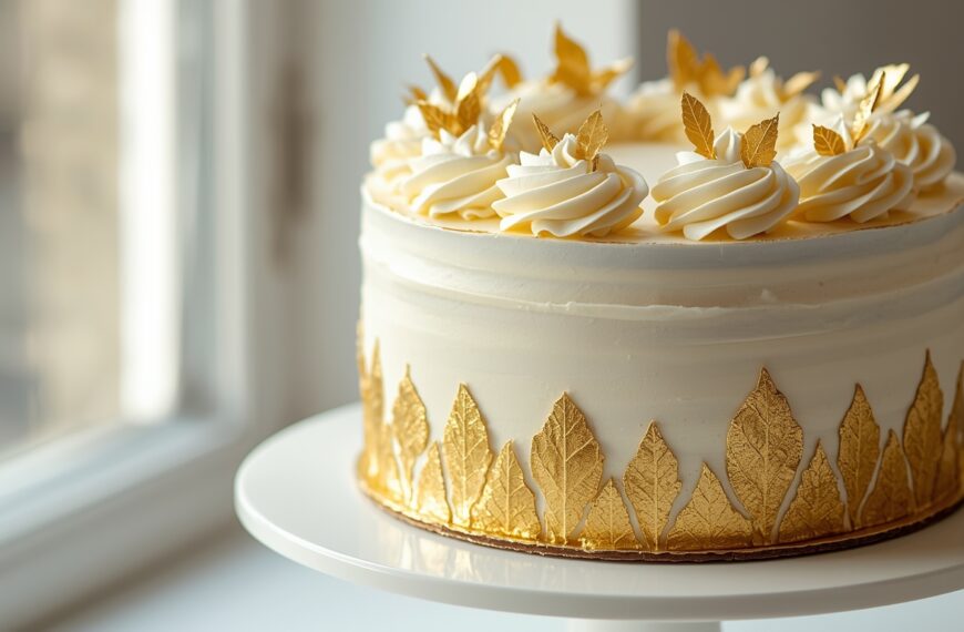 golden birthday cake ideas