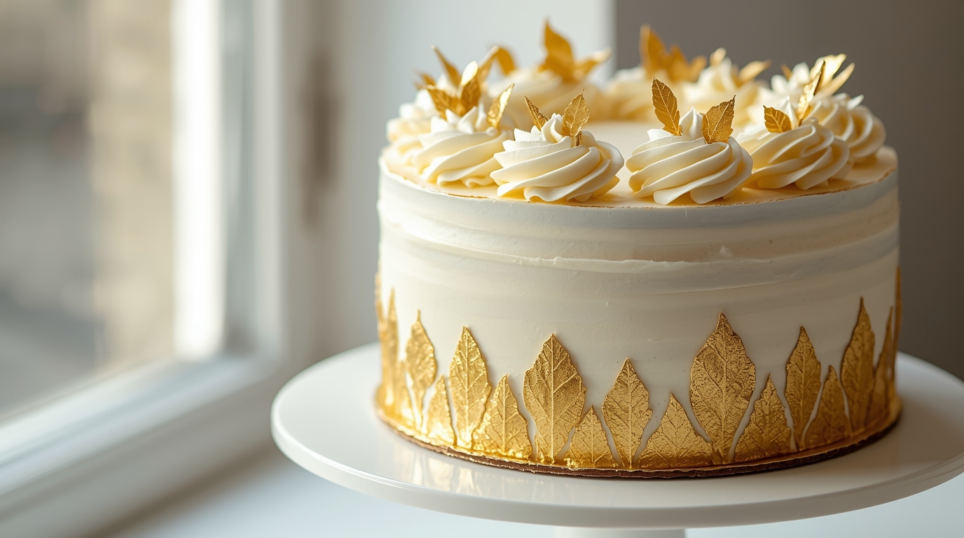 10 Amazing Golden Birthday Cake Ideas to Make Your Day Shine! 1 golden birthday cake ideas