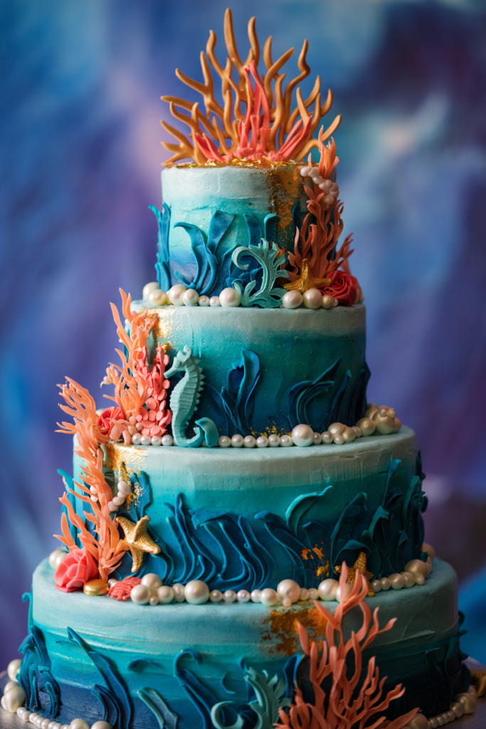 25 Best Mermaid Birthday Cake Ideas: Make a Splash at Your Next Party! 18 Ocean Fantasy Frosted Delight