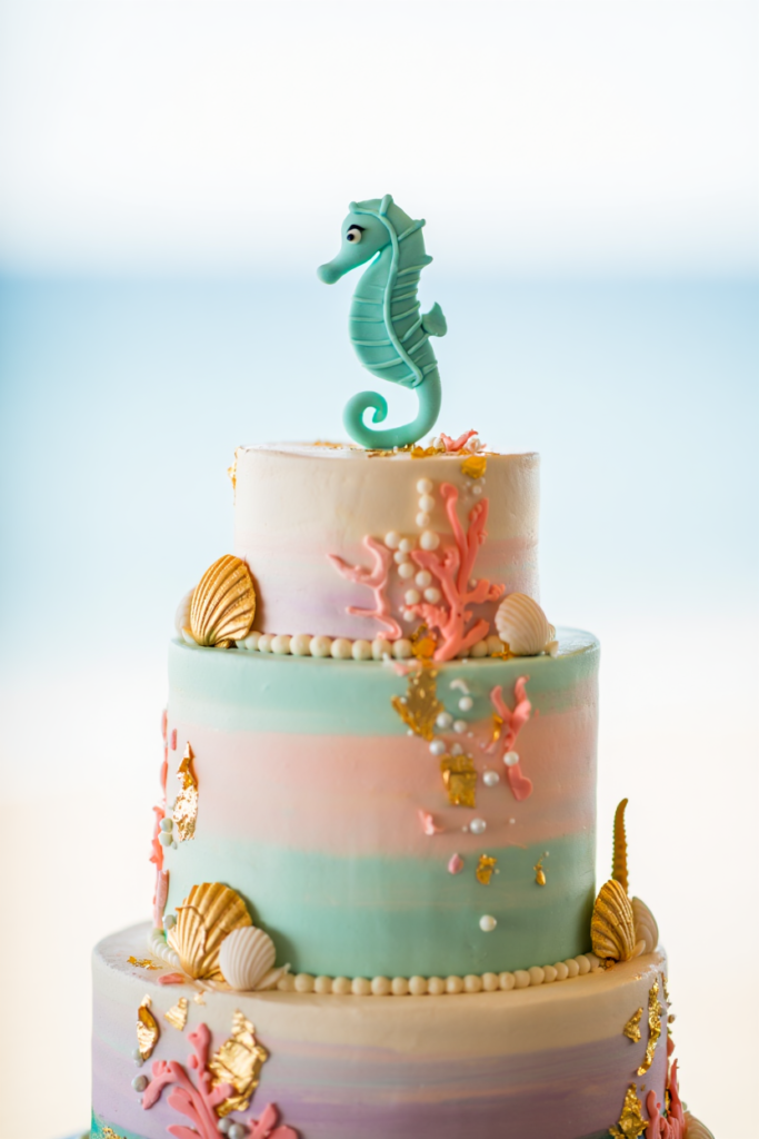 25 Best Mermaid Birthday Cake Ideas: Make a Splash at Your Next Party! 19 Seaside Serenity in Layers