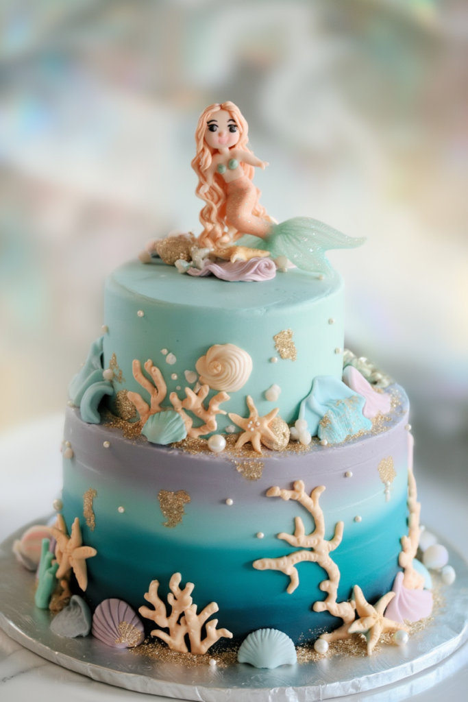 25 Best Mermaid Birthday Cake Ideas: Make a Splash at Your Next Party! 13 Under-the-Sea Mermaid Cake
