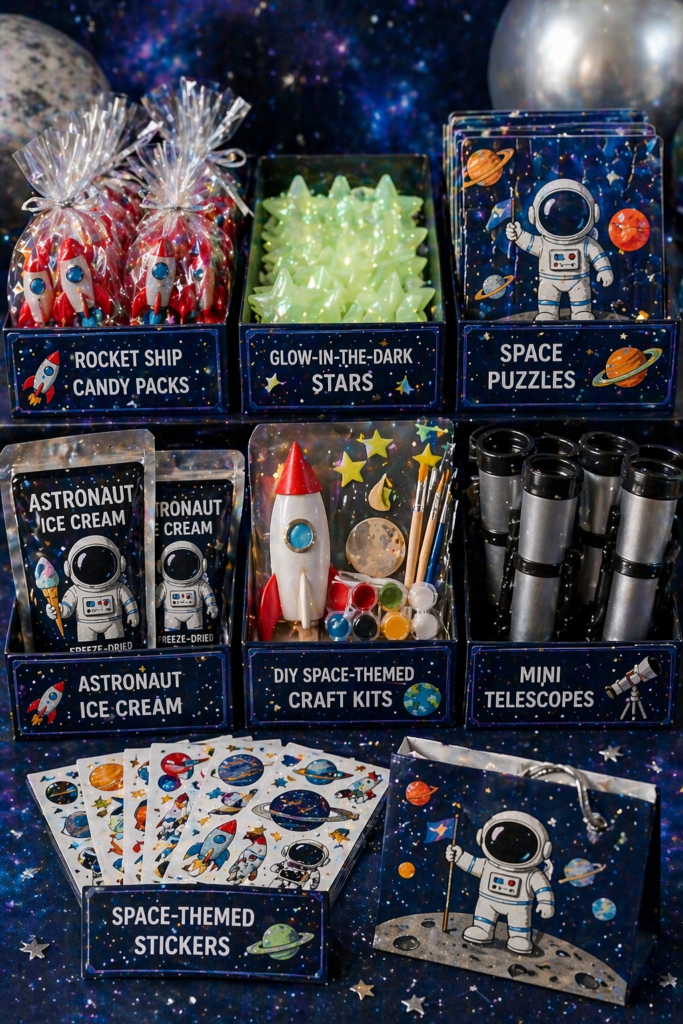 space themed party favors
