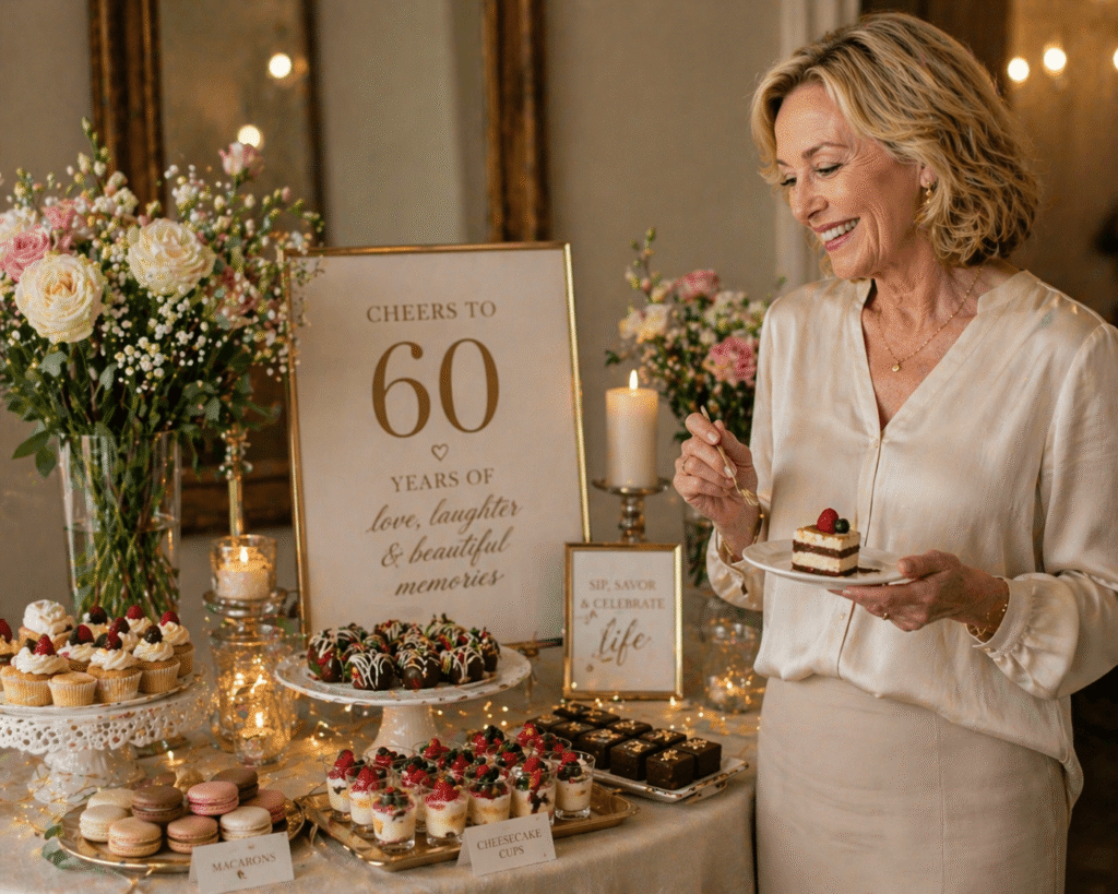 elegant dessert table